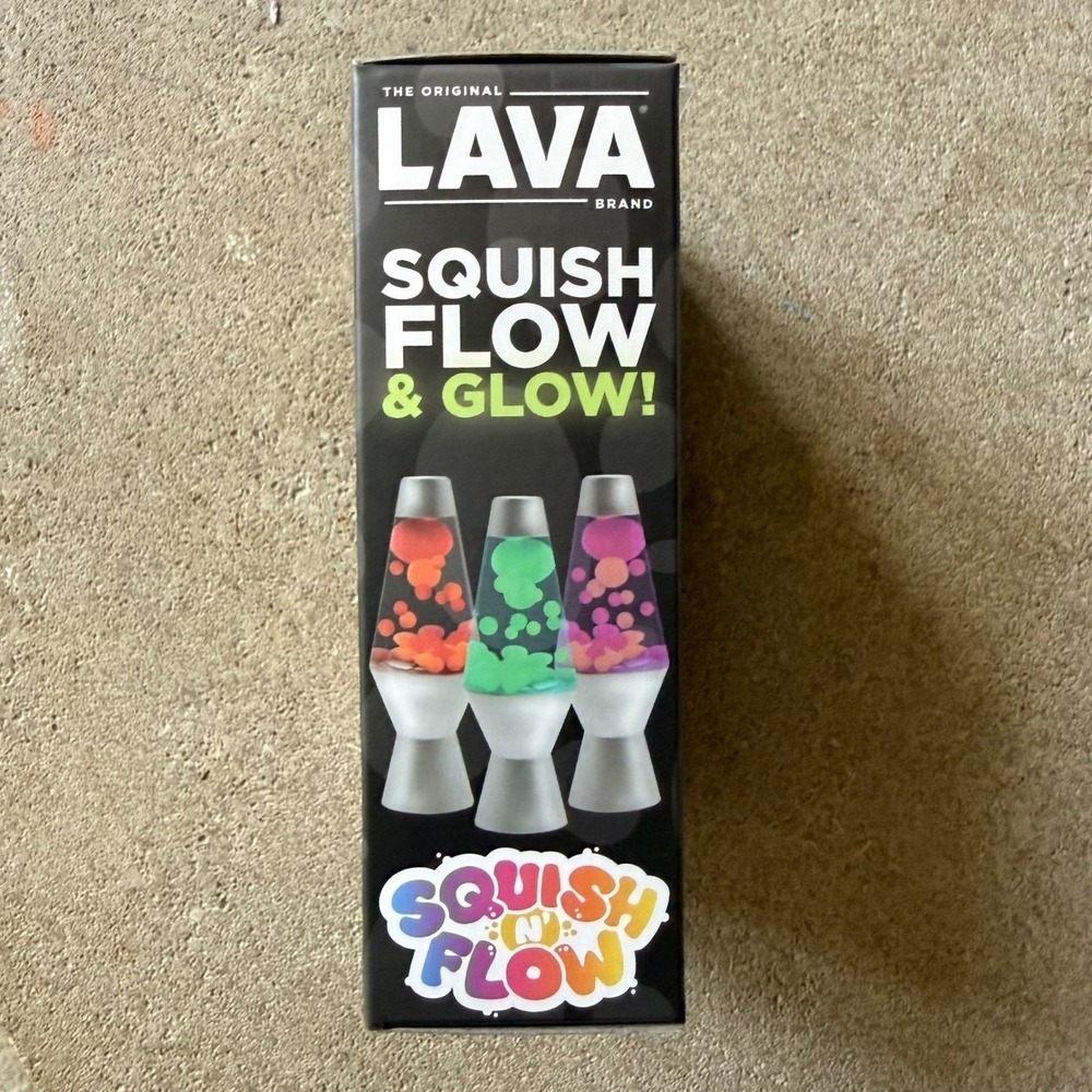 Needoh Lava Lamp Squishy Squeezey Toy Glow in Dark Fidget Nee Doh Schylling NEW - Picture 2 of 4